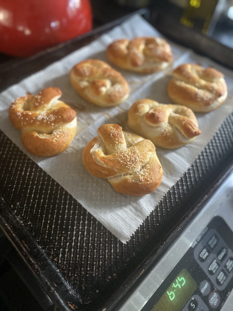 Some pretzels I baked
